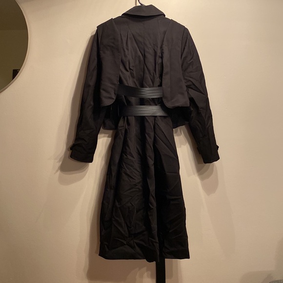 Pink Tartan and George Antonopoulos Belted Trench Coat - Picture 7 of 10